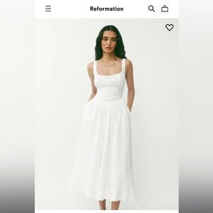 Cotton reformation dress